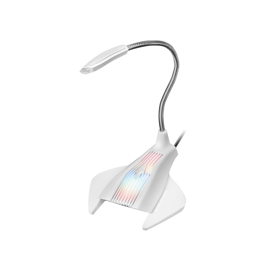 Micrófono mars gaming mmicw usb 2.0 blanco