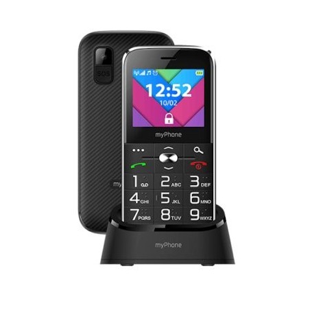Telefono movil myphone halo c black 2.2" negro