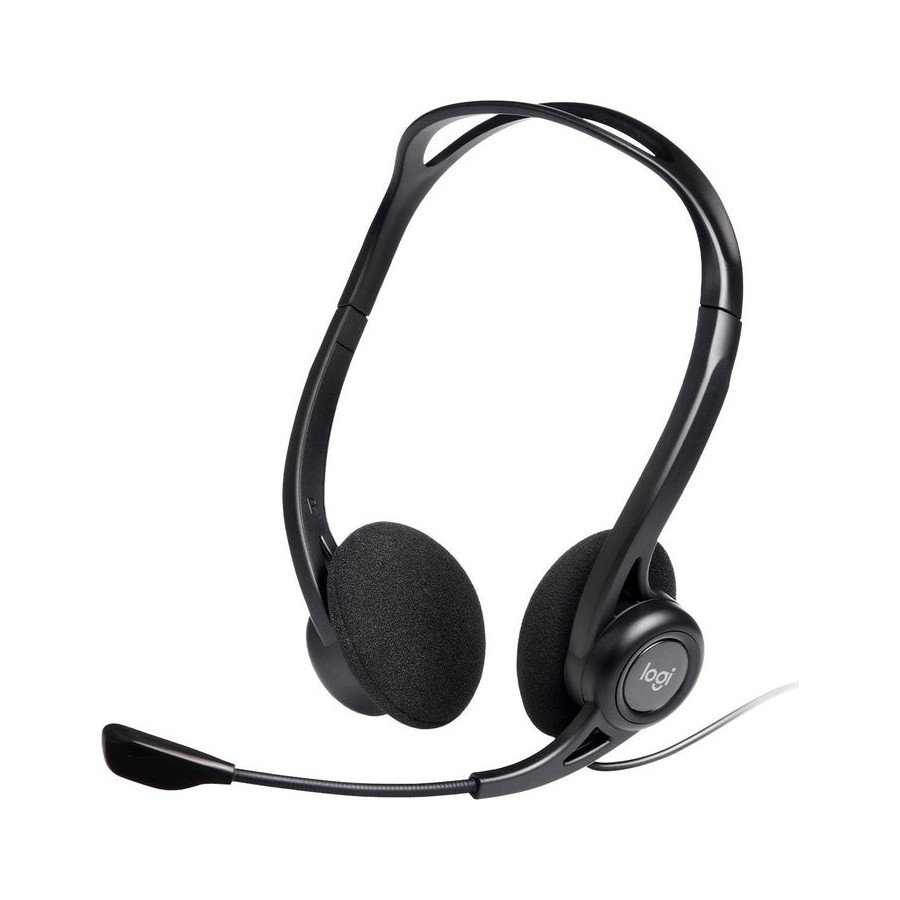 Logitech auriculares + micro pc960m stereo usb 981-000100