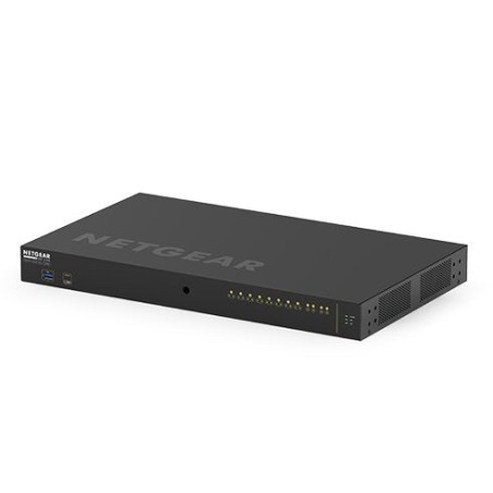 Netgear 12-port av line m4250-10g2xf-poe++ 8x1g utra90 poe++ 802.3bt 720w 2x1g 2xsfp+ managed switch