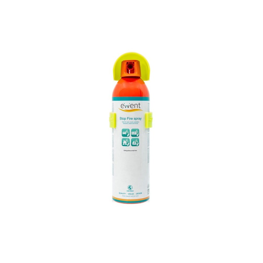 Ewent spray extintor fuego, ideal coches, caravanas, camiones ewent spray extintor fuego, ideal coches, caravanas, camiones
