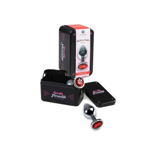 Secretplay - anal plug rojo m