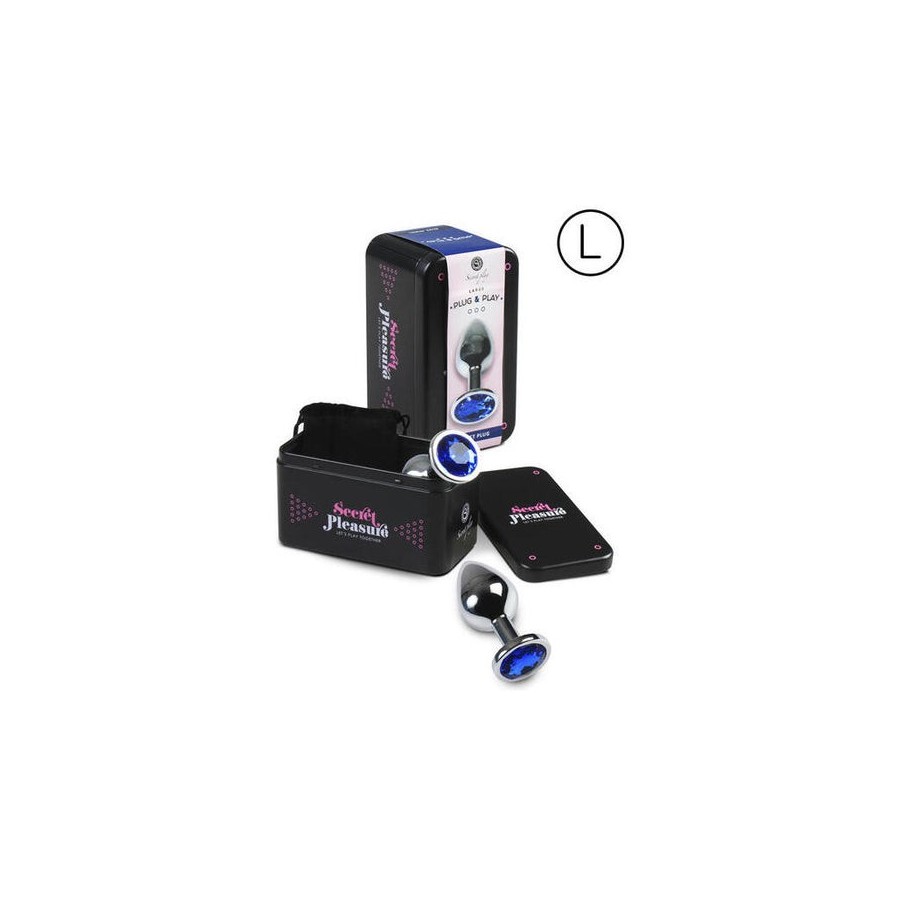 Secretplay - plug anal azul l