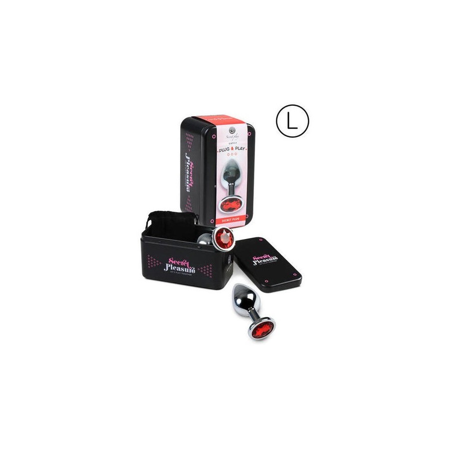 Secretplay - plug anal rojo l