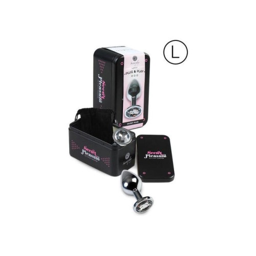 Secretplay - plug anal transparente l