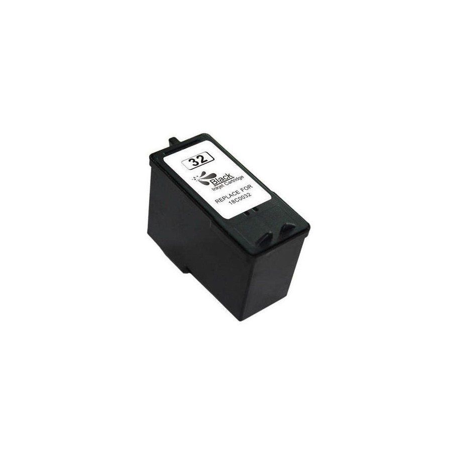 Tinta remanufacturado para lexmark 32 negro  18cx032e