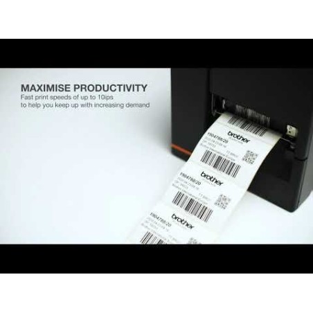 Brother impresora de etiquetas industrial, de transferencia termica  tj-4020tn
