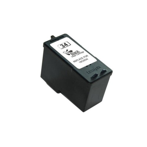 Tinta remanufacturado para lexmark 34 negro  18c0034e