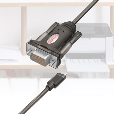 Cable unitek usb-c - 1x rs-232  1.50m  y-1105k