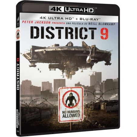 Pelicula district 9 (4k uhd + bd) blu-ray
