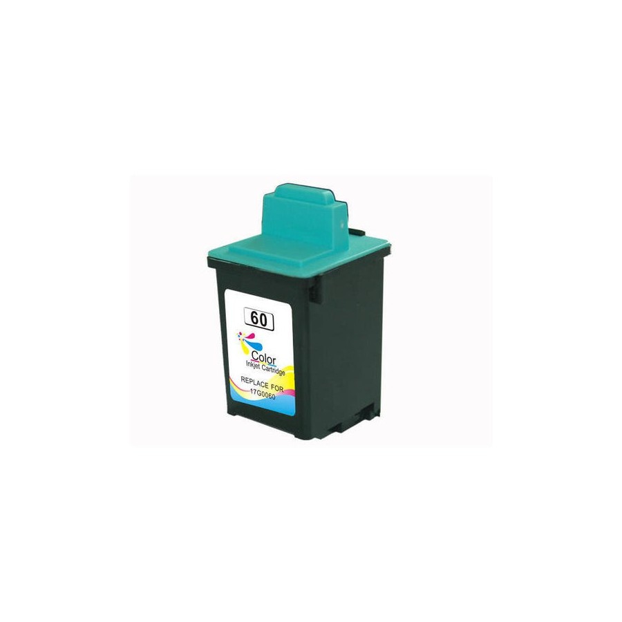Tinta remanufacturado para lexmark 60 tricolor  17g0060e