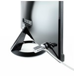 Tooq cable de seguridad universal con combinacion para portatiles - bloqueo de 4 digitos - acero 4.5mm - longitud 1.50m