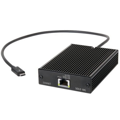 Adaptador lan sonnet solo 10g tb3 a 10gb base-t,