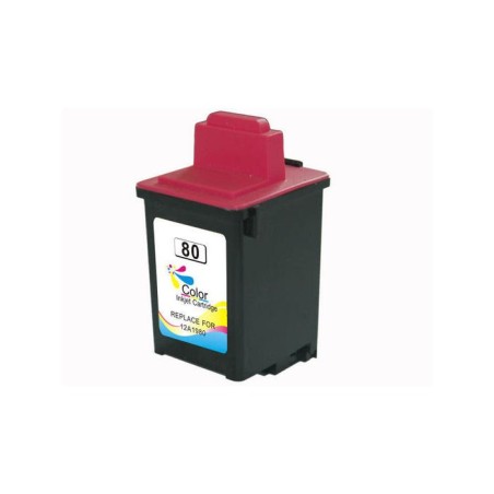 Tinta remanufacturado para lexmark 80 tricolor  12a1980e