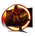 Monitor aoc 23.6" c24g2ae gaming curvo  full hd/ multimedia/ negro