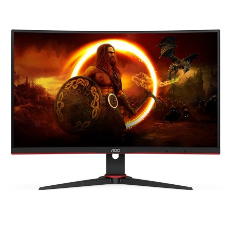 Monitor aoc 23.6" c24g2ae gaming curvo  full hd/ multimedia/ negro