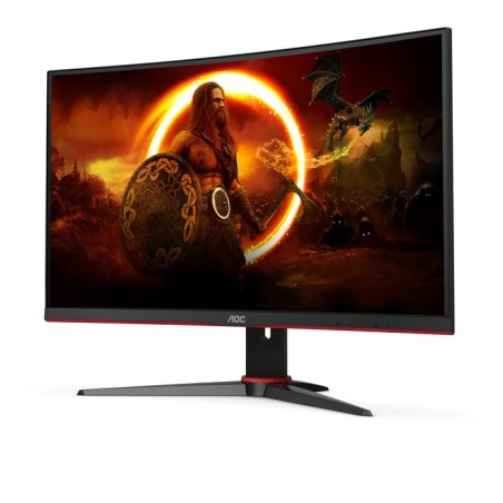 Monitor aoc 23.6" c24g2ae gaming curvo  full hd/ multimedia/ negro