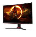 Monitor aoc 23.6" c24g2ae gaming curvo  full hd/ multimedia/ negro