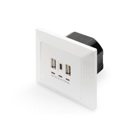 Toma de carga digitus para teléfonos inteligentes / tabletas 3100 ma up