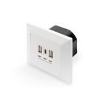 Toma de carga digitus para teléfonos inteligentes / tabletas 3100 ma up