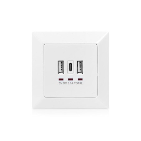 Toma de carga digitus para teléfonos inteligentes / tabletas 3100 ma up