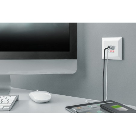Toma de carga digitus para teléfonos inteligentes / tabletas 3100 ma up