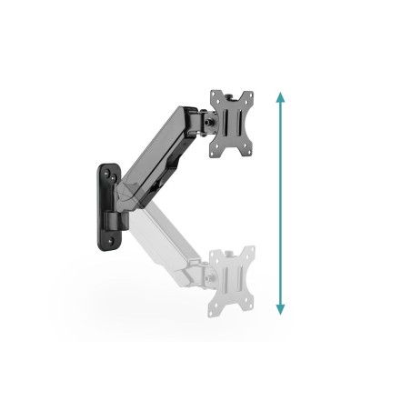 Digitus soporte monitor montaje en pared con gaspresor 17-32in 8kg