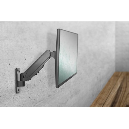 Digitus soporte monitor montaje en pared con gaspresor 17-32in 8kg
