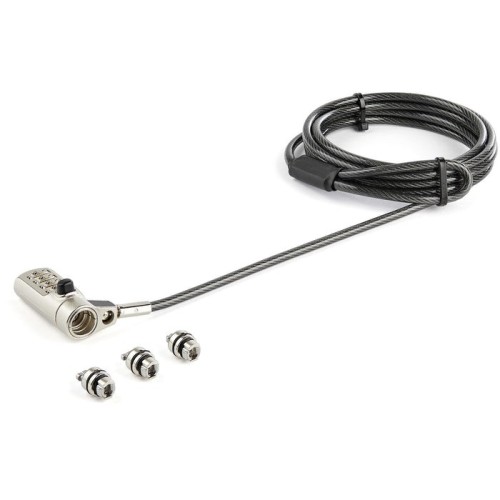 Cable de seguridad k-slot nano 2 m (6.6 ft.) laptop cable lockcabl 4-digit k-slot nano wedge