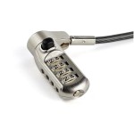 Cable de seguridad k-slot nano 2 m (6.6 ft.) laptop cable lockcabl 4-digit k-slot nano wedge