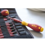 Wiha destornillador con portapuntas electric slimvario starter set 36068