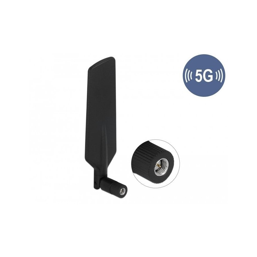 Delock antena 5g lte macho sma -1 - 3 dbi omnidireccional