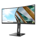 Monitor profesional curvo aoc cu34p2a 34'/ wqhd/ multimedia/ negro