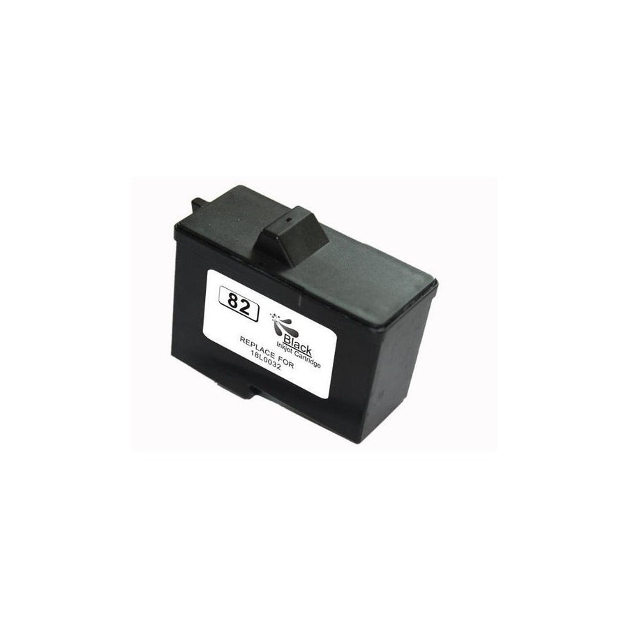 Tinta remanufacturado para lexmark 82 negro  18l0032