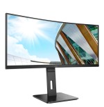 Monitor profesional curvo aoc cu34p2a 34'/ wqhd/ multimedia/ negro