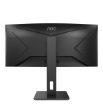 Monitor profesional curvo aoc cu34p2a 34'/ wqhd/ multimedia/ negro