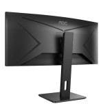 Monitor profesional curvo aoc cu34p2a 34'/ wqhd/ multimedia/ negro