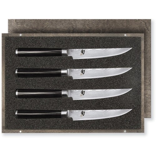 Juego de cuchillos kai shun classic set cuchillo para bistec -set dm-s400