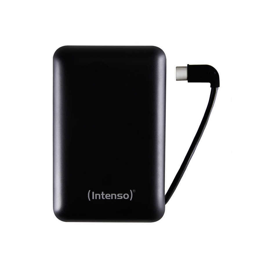 Intenso powerbank xc10000 black +usb-a zu type-c kabel 10000 mah