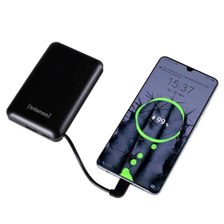 Intenso powerbank xc10000 black +usb-a zu type-c kabel 10000 mah