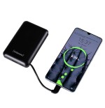 Intenso powerbank xc10000 black +usb-a zu type-c kabel 10000 mah