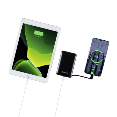 Intenso powerbank xc10000 black +usb-a zu type-c kabel 10000 mah