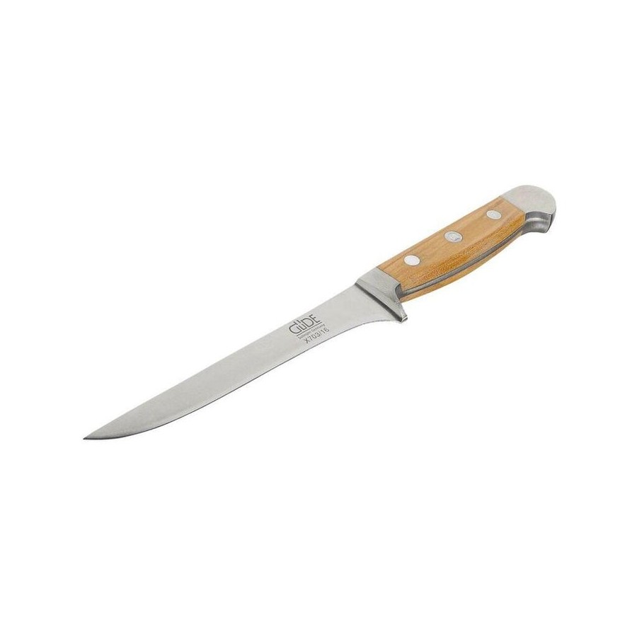 Cuchillo deshuesador alpha gde 16 cm madera de olivo