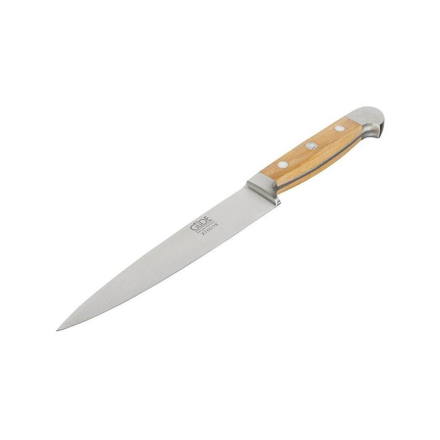 Cuchillo para filetear gde alpha 16 cm madera de olivo