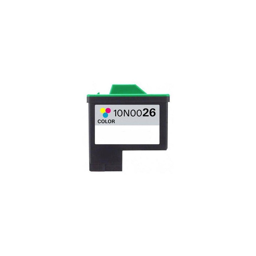 Tinta remanufacturado para lexmark 26/27 tricolor  10n0026e/10nx227e