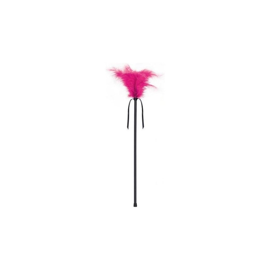 Secretplay - plumero plumas rosa 40 cm