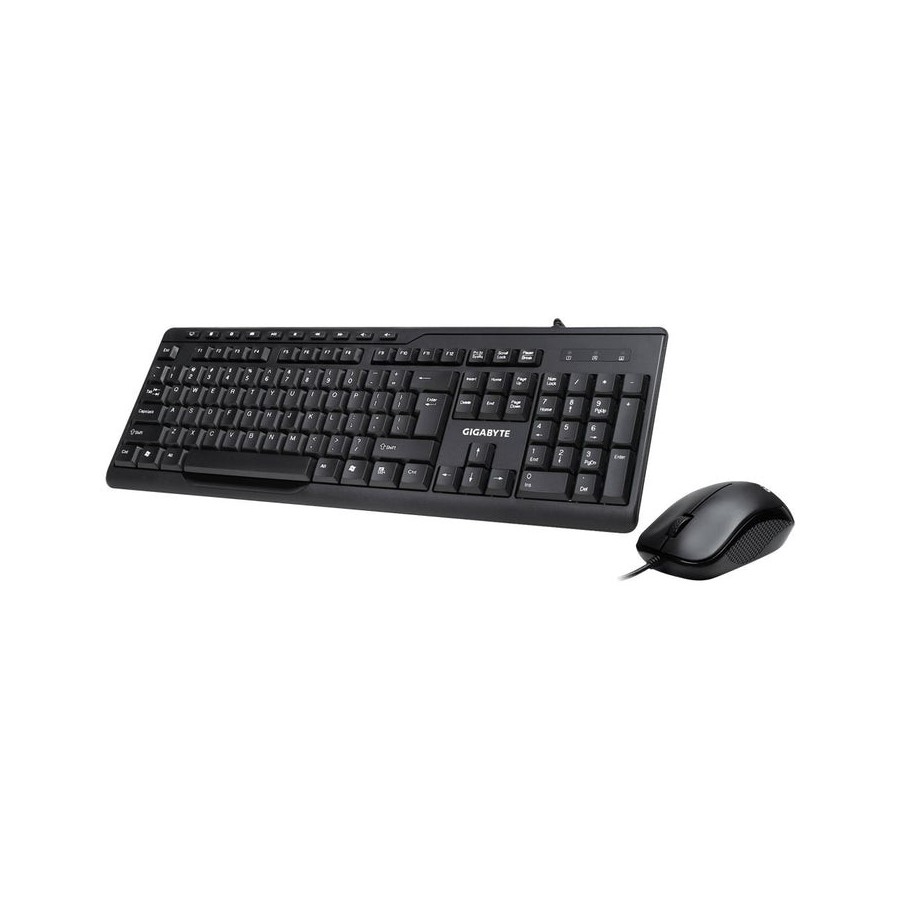 Combo teclado raton gigabyte km6300 negro usb