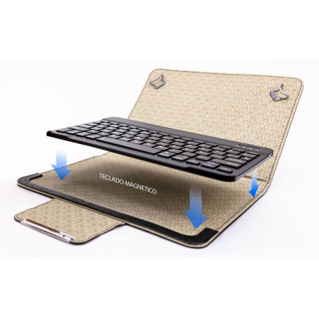 Talius funda con teclado para tablet 10" cv-3007 bluetooth