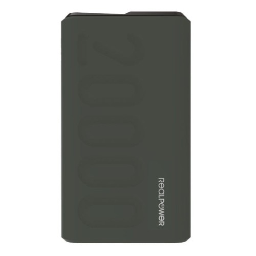 Batería externa realpower pb-20000 pd + midnight green