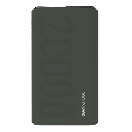 Batería externa realpower pb-20000 pd + midnight green